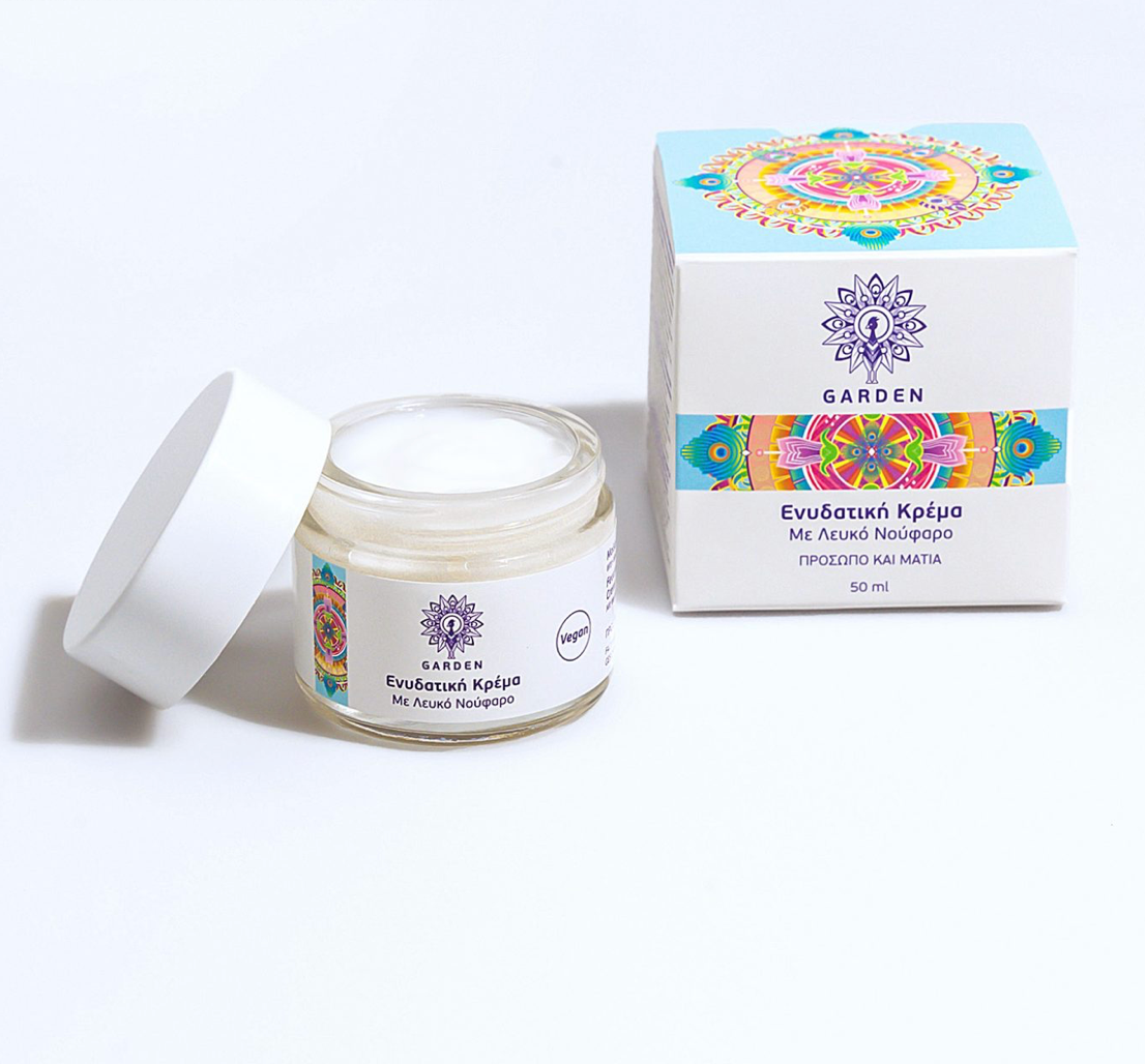 🌸 Garden Moisturizing Cream with White Lily 50 ml, Hydration, Face & Eyes