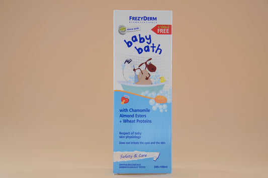 👶 Baby Bath by Frezyderm, 200ml+100ml Free! Use since birth.