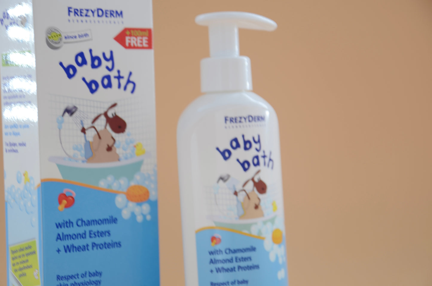 👶 Baby Bath by Frezyderm, 200ml+100ml Free! Use since birth.