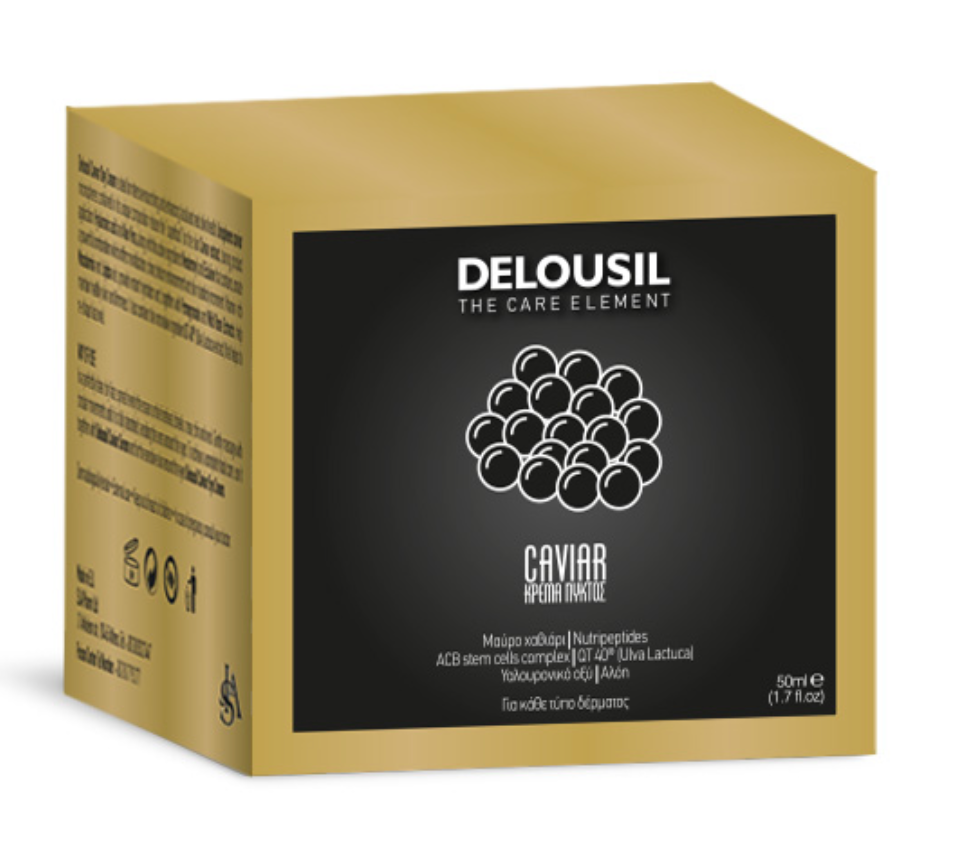 🐟💎 Caviar Nourishing Night Cream by Delousil, The Care Element, Volume 50ml