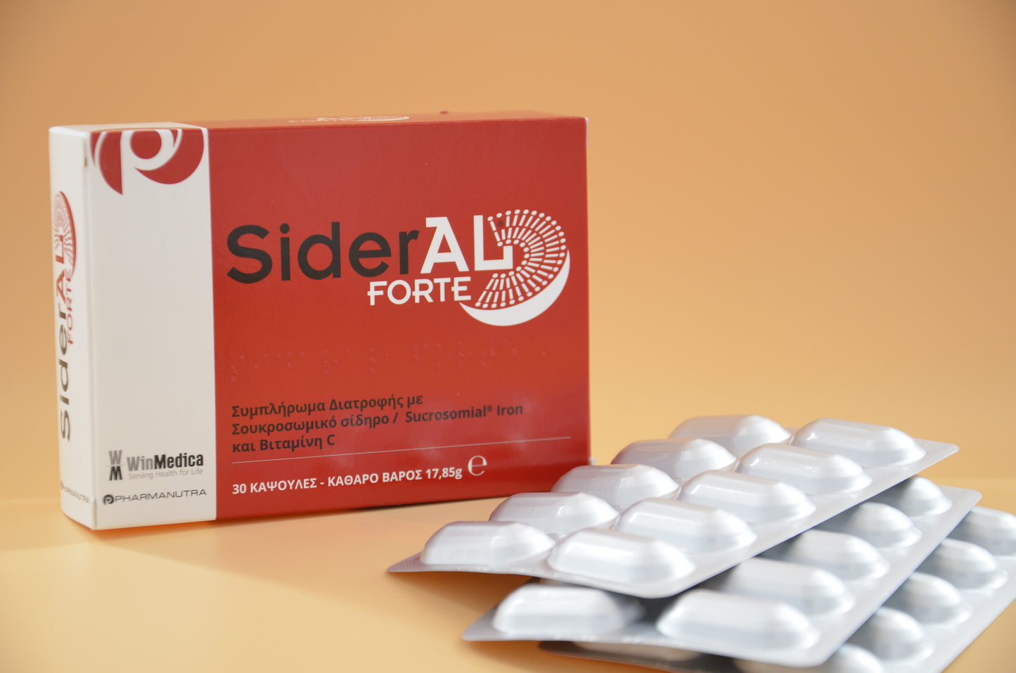 💊SIderAl Forte💊 Sucrosomial Iron Supplement. High Absorption. 30 caps