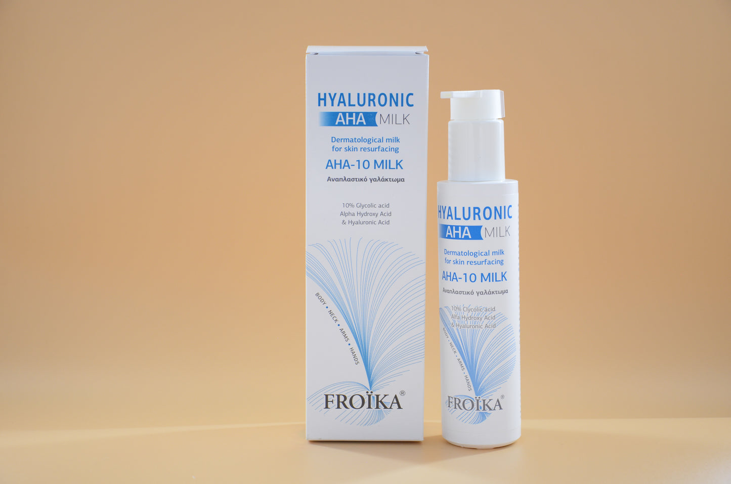 🥑Hyaluronic Milk AHA 10% by FROIKA🥑, Vitamin E, Anti-Wrinkle