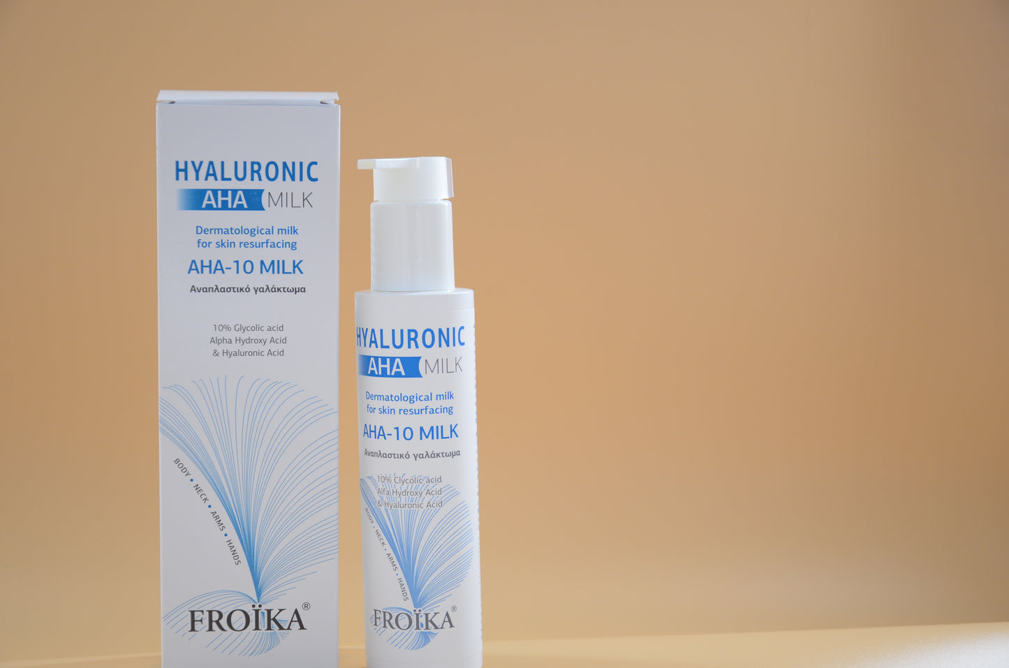 🥑Hyaluronic Milk AHA 10% by FROIKA🥑, Vitamin E, Anti-Wrinkle