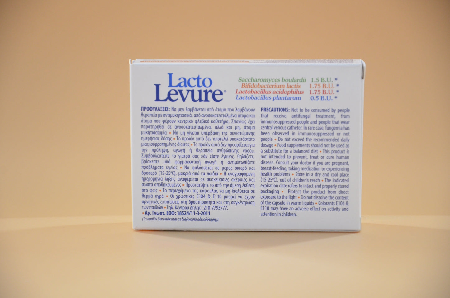 🦠Lacto Levure🦠 Probiotics for Intestinal Health, Rich in Lactobacillus